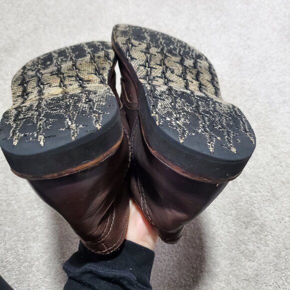 JOHN VARVATOS Star USA Hipster Chukka Boots Leather Lace Up Brown Men's 10.5 - Picture 15 of 15